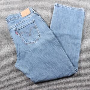 Levi’s 505 Straight Women’s Jeans Size 12 (W31 L30) Light Wash Mid Rise